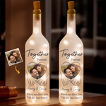 Custom Photo Couple Gifts - Personalized Bottle Lamp