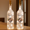 Custom Photo Loving You Endlessly - Couple Personalized Custom Bottle Lamp - Gift For Husband Wife, Anniversary