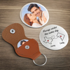 Custom Photo Love Knows No Distance - Couple Personalized Custom Pocket Hug - Gift For Husband Wife, Anniversary