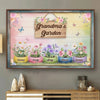 Where Flowers Bloom, So Does Love - Family Personalized Custom Horizontal Poster - Mother's Day, Gift For Mom, Grandma