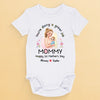 Your Hugs Are Home, Always - Family Personalized Custom Baby Onesie - Mother's Day, Baby Shower Gift, Gift For First Mom