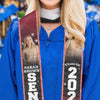 Custom Photo The Tassel Was Worth The Hassle - Family Personalized Custom Triangle Graduation Stole - Graduation Gift For Family Members, Siblings, Brothers, Sisters