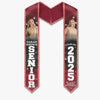 Custom Photo The Tassel Was Worth The Hassle - Family Personalized Custom Triangle Graduation Stole - Graduation Gift For Family Members, Siblings, Brothers, Sisters