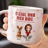 Furry Soulmate For Life - Dog Personalized Custom Marble Mug - Gift For Pet Owners, Pet Lovers