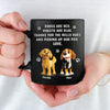 Poop Patrol Says Thank You - Dog Personalized Custom Black Mug - Gift For Pet Owners, Pet Lovers