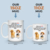 Life’s Better With Muddy Paws - Dog Personalized Custom Mug - Gift For Pet Owners, Pet Lovers