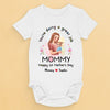 Your Hugs Are Home, Always - Family Personalized Custom Baby Onesie - Mother's Day, Baby Shower Gift, Gift For First Mom