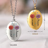 Custom Photo Growing Together In Love - Family Personalized Custom Locket Necklace - Mother's Day, Gift For Mom, Daughter