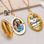 Custom Photo Mother Daughter Gifts - Personalized Locket Necklace