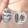 Custom Photo Her Smile Is My Reflection - Family Personalized Custom Locket Necklace - Mother's Day, Gift For Mom, Daughter