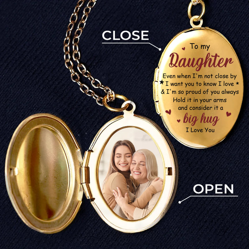 Custom Photo Always Better Together - Family Personalized Custom Locket Necklace - Gift For Son, Daughter, Grandson, Granddaughter