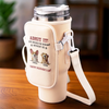 My Love Comes With Fur And A Tail Wag - Dog Personalized Custom Neoprene Water Bottle Carrier With Pocket - Mother's Day, Gift For Pet Owners, Pet Lovers