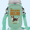 My Dog, My Walking Partner, My Joy - Dog Personalized Custom Neoprene Water Bottle Carrier With Pocket - Gift For Pet Owners, Pet Lovers
