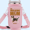 My Dog, My Walking Partner, My Joy - Dog Personalized Custom Neoprene Water Bottle Carrier With Pocket - Gift For Pet Owners, Pet Lovers