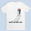 Walking Through Life, Hand In Hand - Family Personalized Custom Unisex T-shirt, Premium T-shirt, Hoodie - Mother's Day, Gift For Mom
