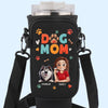 Dog Mom Vibes Only - Dog Personalized Custom Neoprene Water Bottle Carrier With Pocket - Mother's Day, Gift For Pet Owners, Pet Lovers