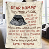 Custom Photo Soon We’ll Be Face To Face - Family Personalized Custom Blanket - Mother's Day, Baby Shower Gift, Gift For First Mom