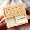 Grandma's Favorite Garden - Family Personalized Custom Wooden Jewelry Box - Mother's Day, Gift For Mom, Grandma