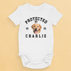 Custom Photo Cuteness Is Their Disguise - Dog & Cat Personalized Custom Baby Onesie - Baby Shower Gift, Gift For Pet Owners, Pet Lovers