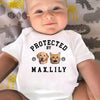 Custom Photo Cuteness Is Their Disguise - Dog & Cat Personalized Custom Baby Onesie - Baby Shower Gift, Gift For Pet Owners, Pet Lovers