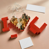 Custom Photo Our Love Is The Perfect Piece - Couple Personalized Custom Building Blocks Puzzle, 3D Building Blocks - Gift For Husband Wife, Anniversary
