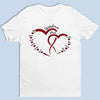 Love Begins With Her, And Grows With Us - Family Personalized Custom Unisex T-shirt, Premium T-shirt, Hoodie - Mother's Day, Gift For Mom, Grandma