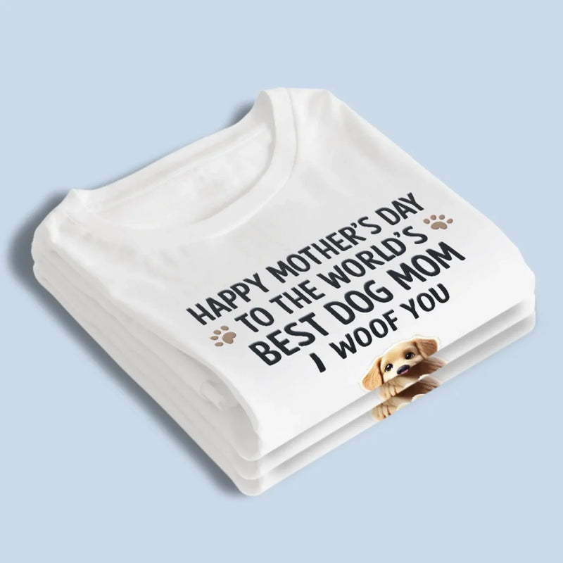 A Dog Mom’s Love Is Unmatched - Dog Personalized Custom Unisex T-shirt, Premium T-shirt, Hoodie - Mother's Day, Gift For Pet Owners, Pet Lovers