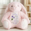 Keep Your Crown High, Sweet Girl - Family Personalized Custom Easter Bunny Plush - Gift For Daughter, Granddaughter