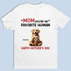 A Dog’s Love For Mom Is Unmatched - Dog Personalized Custom Unisex T-shirt, Premium T-shirt, Hoodie - Mother's Day, Gift For Pet Owners, Pet Lovers