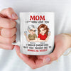 Always Myself Because Of You, Mom - Family Personalized Custom Mug - Mother's Day, Gift For Mom, Grandma