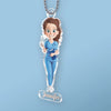 Not All Heroes Wear Capes, Some Wear White Coats - Nurse Personalized Custom Car Ornament - Acrylic Custom Shaped - Appreciation, Thank You Gift, Nurse Life, Doctor Life