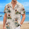 Custom Photo Dog Vibes And Beach Tides - Dog & Cat Personalized Custom Unisex Tropical Hawaiian Aloha Shirt - Summer Vacation Gift, Gift For Pet Owners, Pet Lovers