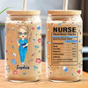 Nursing Isn’t A Job, It’s A Superpower - Nurse Personalized Custom Glass Cup, Iced Coffee Cup - Appreciation, Thank You Gift, Nurse Life, Doctor Life