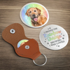 Custom Photo Your Paw Prints Stay With Me Forever - Memorial Personalized Custom Pocket Hug - Sympathy Gift For Pet Owners, Pet Lovers