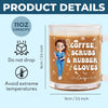 Coffee Scrubs And Rubber Gloves - Nurse Personalized Custom Glass Mug - Appreciation, Thank You Gift, Nurse Life, Doctor Life