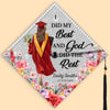 New Chapter New Dreams - Family Personalized Custom Graduation Cap - Graduation Gift For Family Members, Siblings, Brothers, Sisters