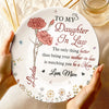 From My Heart To Yours, Always Loved - Family Personalized Custom Ceramic Plate - Mother's Day, Gift For Mom, Daughter