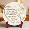 You Are A Daughter, A Blessing Beyond Measure - Family Personalized Custom Ceramic Plate - Mother's Day, Gift For Mom, Daughter