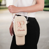 Let Your Soul Blossom & Your Spirit Fly - Family Personalized Custom Neoprene Water Bottle Carrier With Pocket - Gift For Yourself, Best Friends, Siblings, Family Members