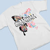 Graceful Like A Butterfly, Strong Like A Grandma - Family  Personalized Custom Unisex T-shirt, Premium T-shirt, Hoodie - Mother's Day, Gift For Mom, Grandma
