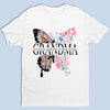 Graceful Like A Butterfly, Strong Like A Grandma - Family  Personalized Custom Unisex T-shirt, Premium T-shirt, Hoodie - Mother's Day, Gift For Mom, Grandma