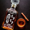 We’re The Reason You Pour A Double - Family Personalized Custom Glass Whiskey Bottle - Father's Day, Gift For Dad, Grandpa