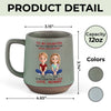 Watching You Be A Mom Warms My Heart - Family Personalized Custom Printed Stoneware 12oz Mug - Mother's Day, Gift For Mom, Daughter