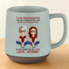 Watching You Be A Mom Warms My Heart - Family Personalized Custom Printed Stoneware 12oz Mug - Mother's Day, Gift For Mom, Daughter