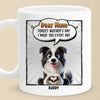 I Woof You More Than Treats, Mom - Dog Personalized Custom Mug - Mother's Day, Gift For Pet Owners, Pet Lovers