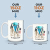 Behind Every Mask Is A Hero - Nurse Personalized Custom 3D Inflated Effect Printed Mug - Appreciation, Thank You Gift, Nurse Life, Doctor Life