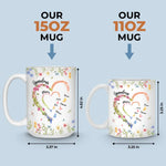 Custom Name Grandma Mom Family Gifts - Personalized Mugs