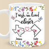Real Friendship Transcends Time And Space - Bestie Personalized Custom 3D Inflated Effect Printed Mug - New Arrival, Gift For Best Friends, BFF, Sisters AMZ
