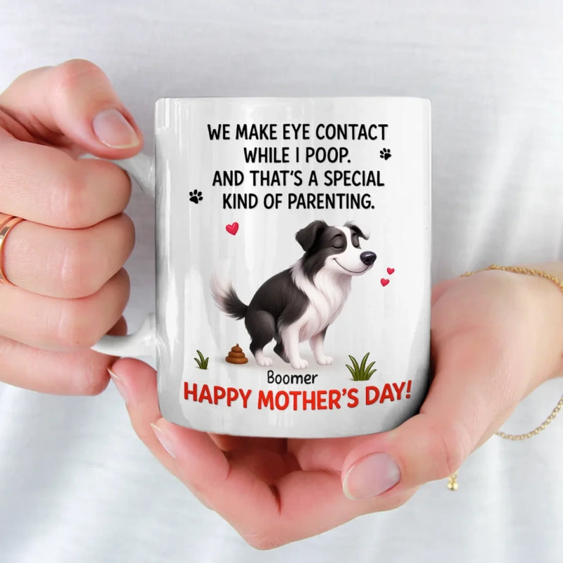 Sorry For The Muddy Paw But Also, Not Sorry - Dog Personalized Custom Mug - Mother's Day, Gift For Pet Owners, Pet Lovers