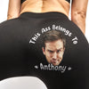 Custom Photo Belongs To Me And Me Only - Personalized Custom Women Leggings - Gift For Wife, Anniversary